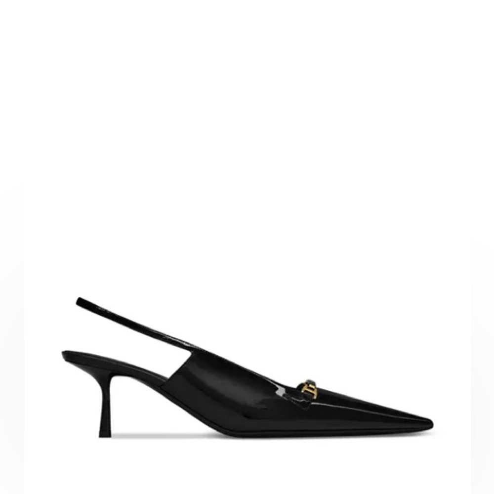 Saint Laurent
Women's Carine Slingback Pumps in Patent Leather black size 35 - Picture 6 of 14